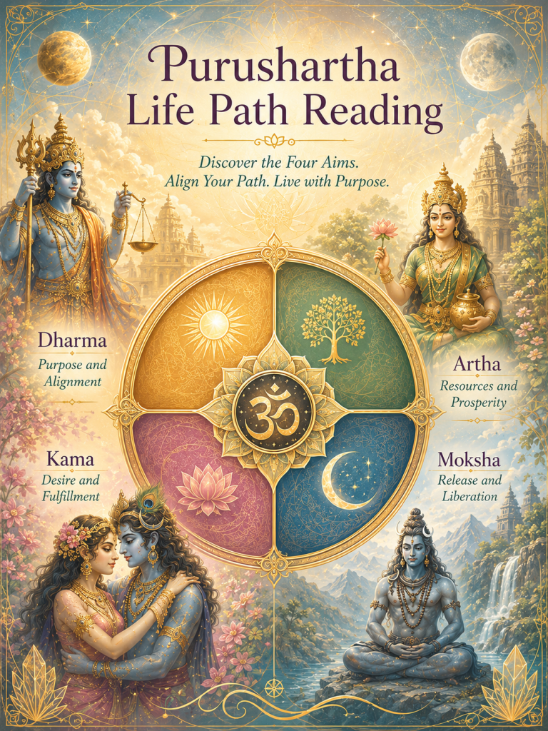 Purushartha Reading Mystic Rectangle Astrology Purusharthas